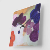 Anemone Spring Flowers Vierkante Klok (Hoek)