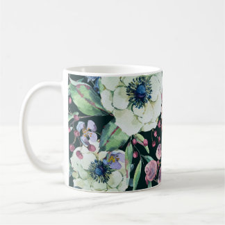 Anemone Wildflower: Waterverf Koffiemok