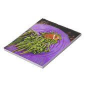 Anemonefish en grote anemon notitieblok (Gedraaid)