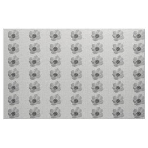 AnemoneFloral Patterned Fabric Stof