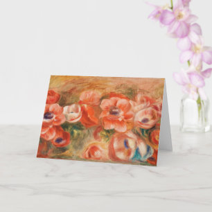 Anemonen (2) van Auguste Renoir Kaart