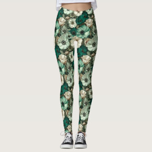 Anemonen bloem Yoga Anemonen Luxe Moederdag Leggings
