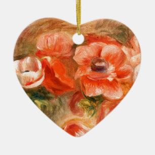 Anemonen door Renoir Impressionist Painting Keramisch Ornament