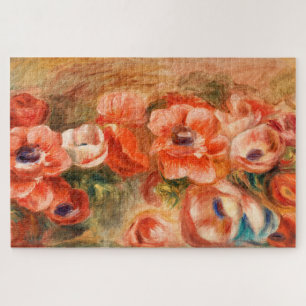 Anemonen door Renoir Impressionist Painting Legpuzzel