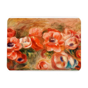 Anemonen door Renoir Impressionist Painting Magneet