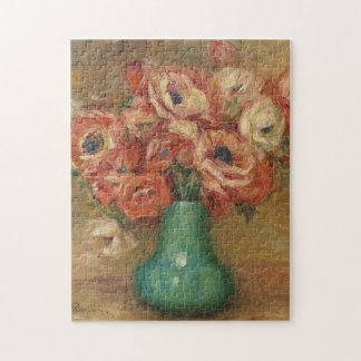 Anemonen in een vaas door Renoir Legpuzzel
