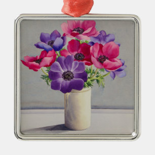 Anemonen Metalen Ornament