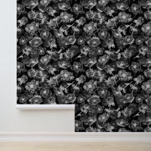 Anemonen patroon Elegant Bloemontwerp Behang