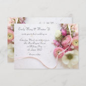 Anemonen, ranunculus, lint kaart (Voorkant / Achterkant)