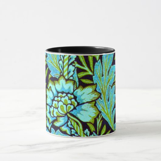 Anemonepatroon van William Morris, Mok (Midden)