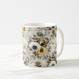 Anémones aquarelles. Mug