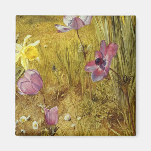 Anemones en Daffodils Henry Newman Magneet