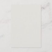 Anémones peintes - carte d'information (Dos)