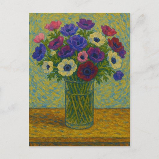 Anemones Postcard Briefkaart (Voorkant)