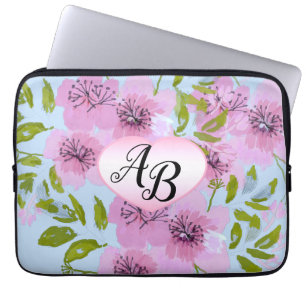 Anémones roses sac électronique de jardin d'amour