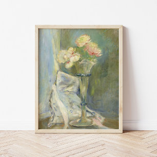 Anémones Rozen Berthe Morisot Poster