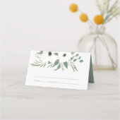 Anemones Sage & Eucalyptus Weddenstabel (Voorkant)