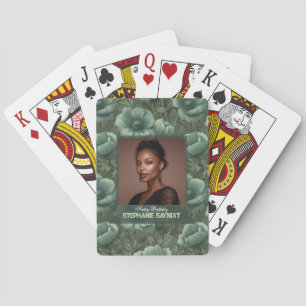 Anemoon Bloem Mijlpaal Verjaardag Uniek Pokerkaarten
