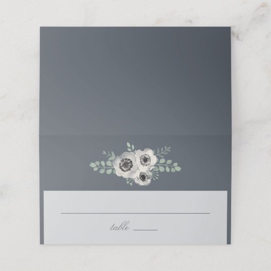 Anemoon en eucalyptus (Buitenkant ongevouwen)