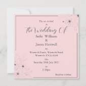 Anemoon op Bleek Roos* Kaart (Voorkant)