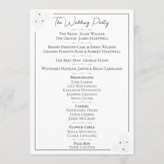 Anemoon op wit programma (Achterkant)