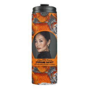 Anemoon Thema 1e Verjaardag Custom Thermosbeker