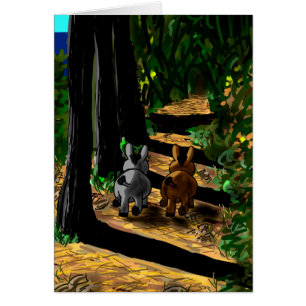 ânes marchant dans les ombres