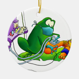 Anesthesia Frog Ornament