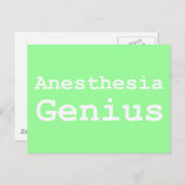 Anesthesie Genius Gifts Briefkaart (Voorkant / Achterkant)