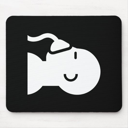 Anesthesie Pictogram Mousepad Muismat (Voorkant)