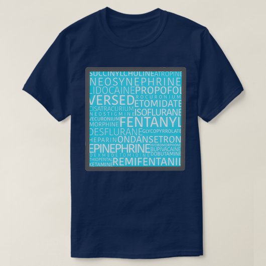 Anesthesie T-shirt (Design voorkant)
