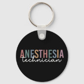Anesthesie Technicus Retro anesthesie Tech Sleutelhanger (Achterkant)