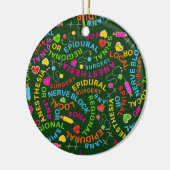 Anesthesie types keramisch ornament (Links)