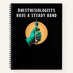 Anesthesiologen hebben stevige anesthesiologische  notitieboek