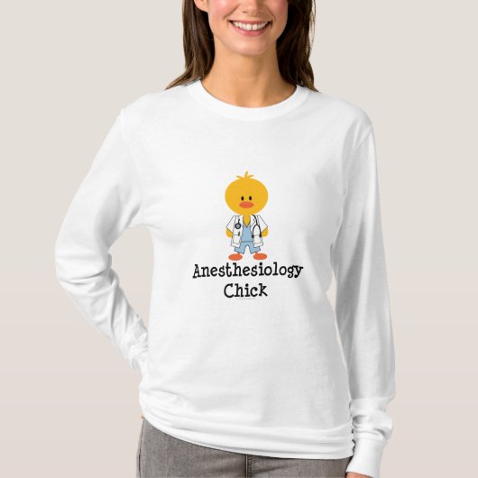 Anesthesiologie Lange hoes T-shirt (Voorkant)