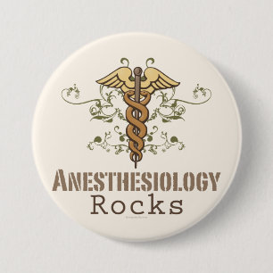Anesthesiologie Rocks Button
