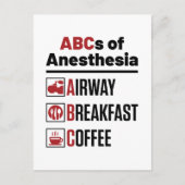 Anesthesioloog anesthesioloog Doctor Nurse Funny Briefkaart (Voorkant)