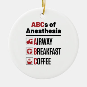 Anesthesioloog anesthesioloog Doctor Nurse Funny Keramisch Ornament