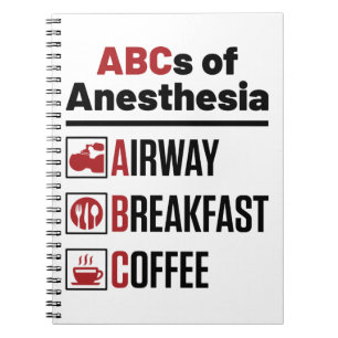 Anesthesioloog anesthesioloog Doctor Nurse Funny Notitieboek