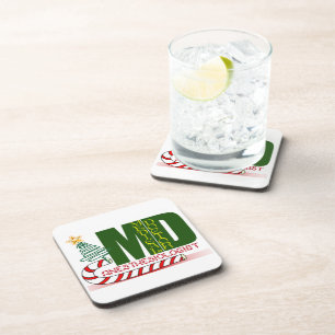 Anesthesioloog MERRY CHRISTMAS Bier Onderzetter