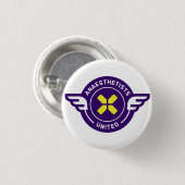 Anesthesisten verenigen badge ronde button 3,2 cm (Voorkant /achterkant)