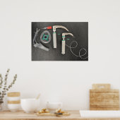 Anesthetisch koffie 2-Poster Poster (Keuken)