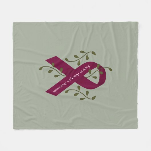 Aneurysm Awareness Fleece Blanket (Voorkant (Horizontaal))