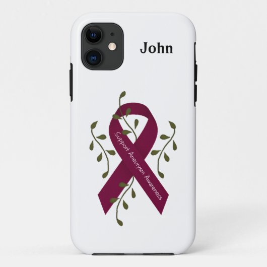 Aneurysm Sensibilisation iPhone 11 Coque (Dos)