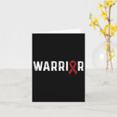 Aneurysma awareness Bourgondische lintkrijger Kaart (Gele Bloem)