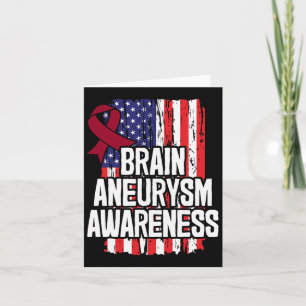 Aneurysma awareness-lint kaart