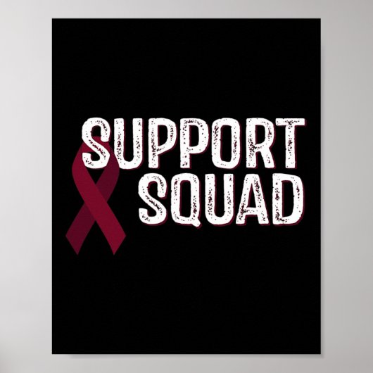 Aneurysma Awareness Support Squad 1 Poster (Voorkant)