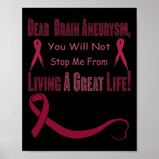 Aneurysma bewustzijn 7 poster (Voorkant)