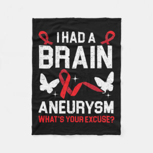 Aneurysma in de hersenen Medische aandoening Aneur Fleece Deken