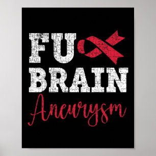Aneurysma warrior medische aandoening Aneurysma aw Poster